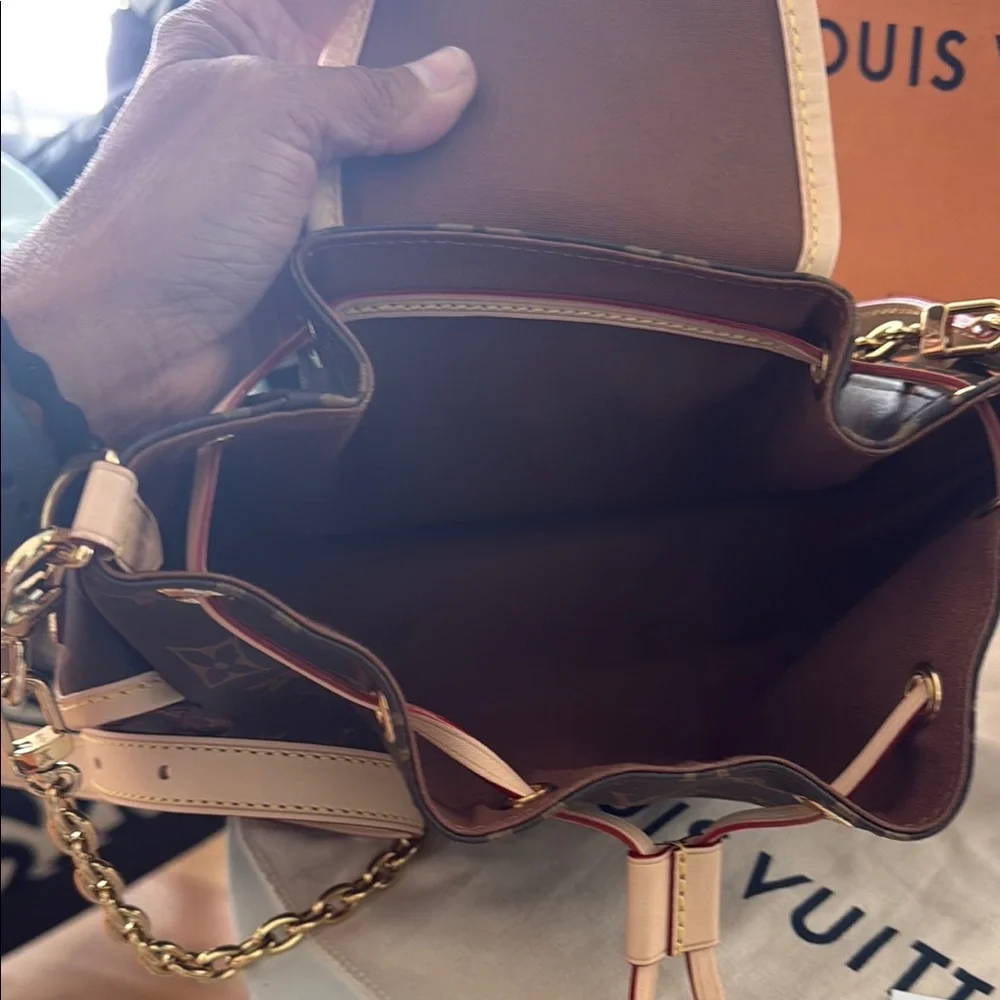 Louis Vuitton Odyssee Monogram Canvas Shoulder/Cossbody Bag in Brown w/dust bag
